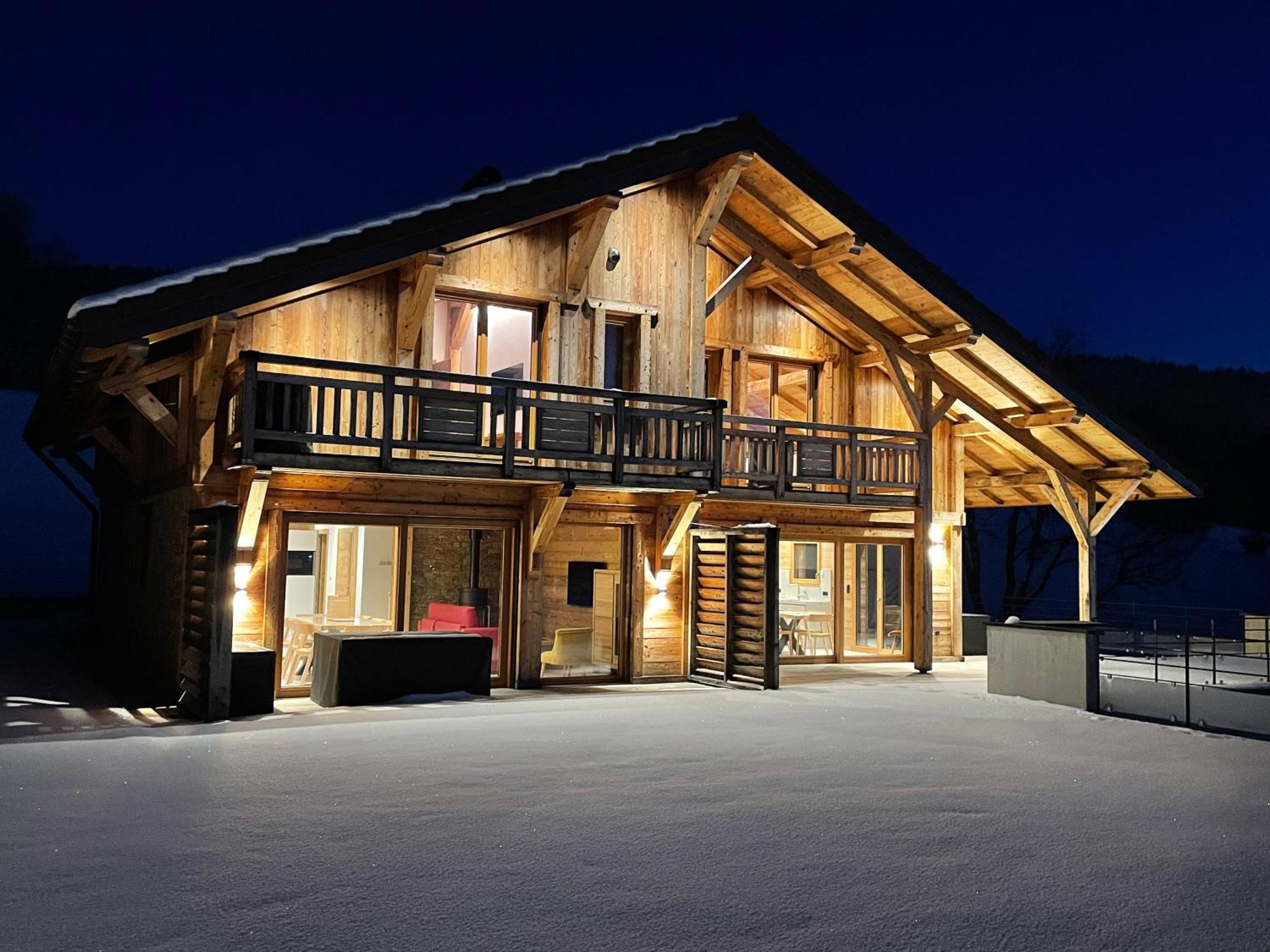 Chalets Coeur Du Lac Malbuisson Bagian luar foto