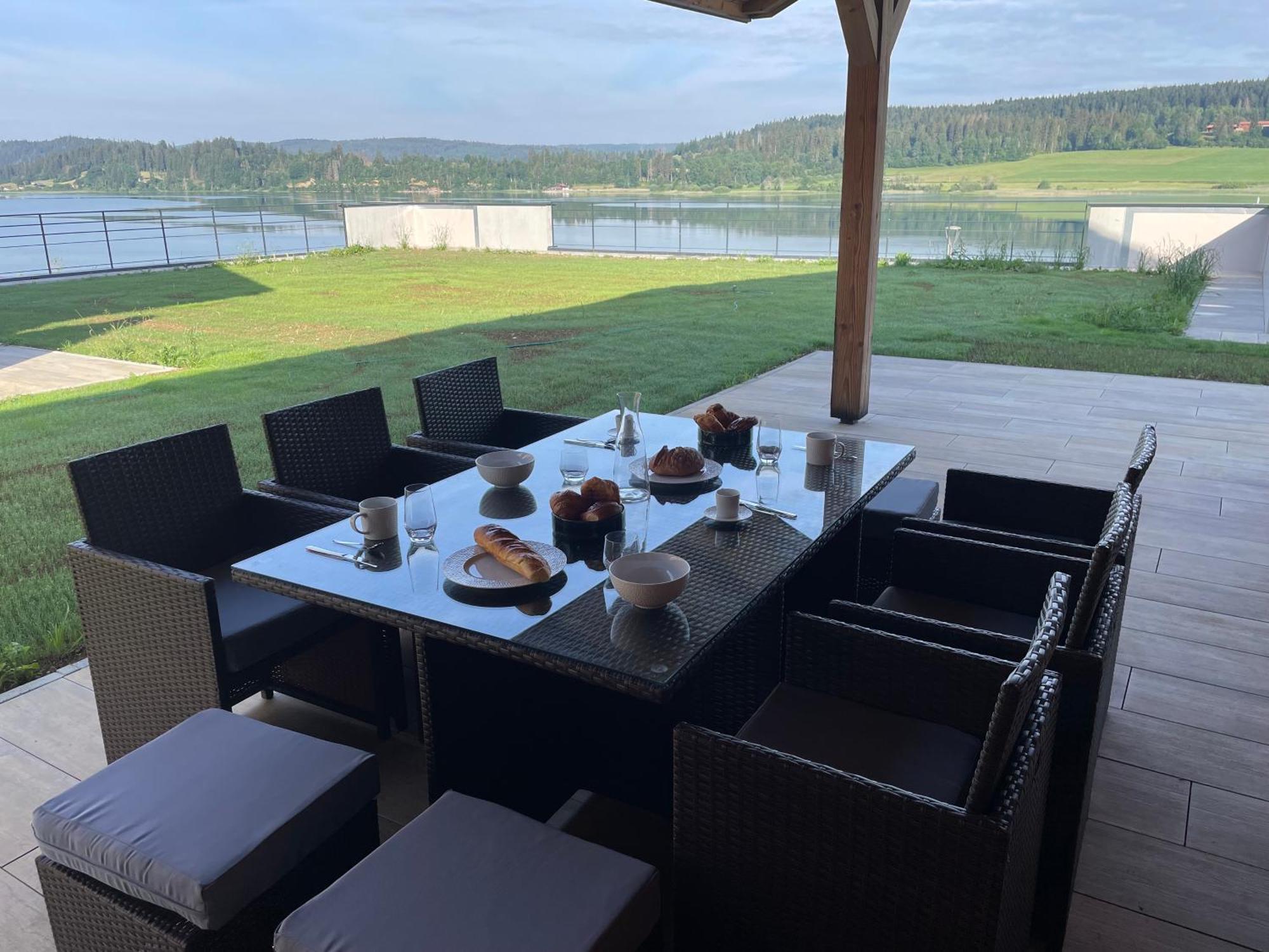 Chalets Coeur Du Lac Malbuisson Bagian luar foto